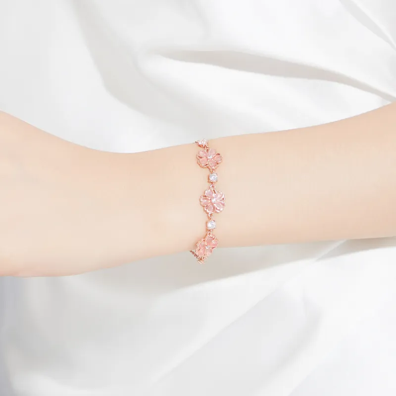 MOLADY Glass Cat Eye Bracelets Women's-5
