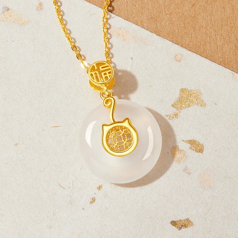 MOLADY Chalcedony Necklaces Women's-5