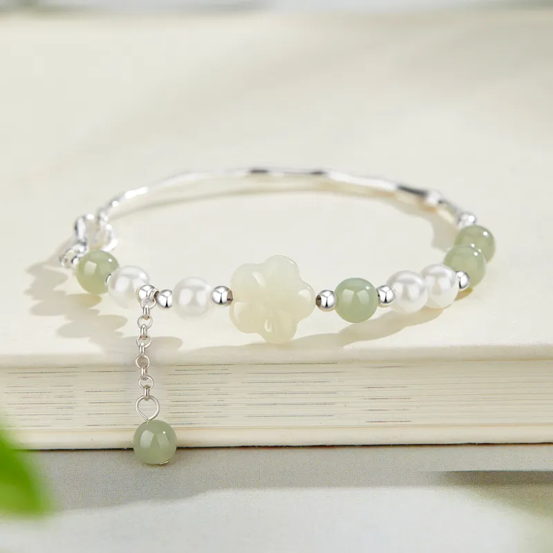 MOLADY Chalcedony Half Bangle Women's-2