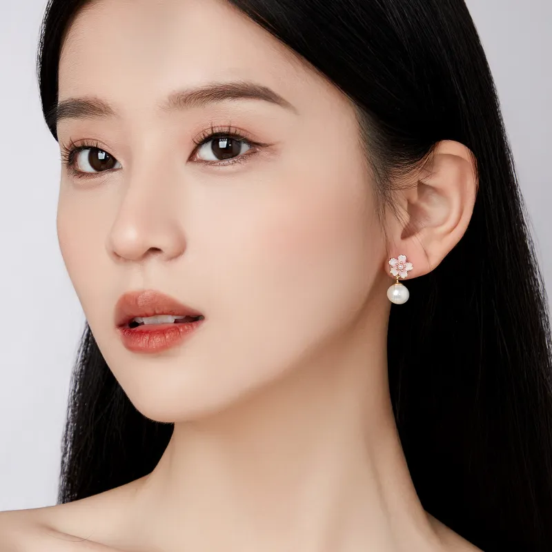 MOLADY S999 Fine Silver Earrings Women's-3