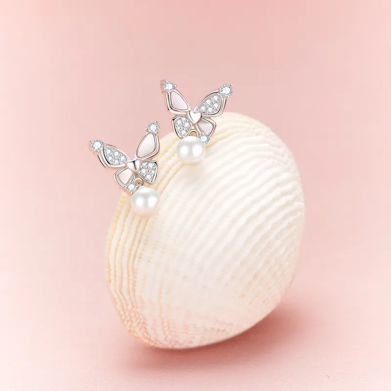MOLADY S925 Silver Earrings Women's-1