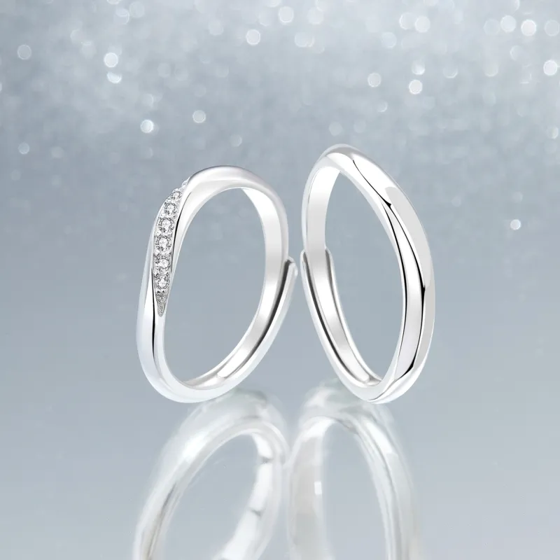 MOLADY S925 Silver Rings Unisex-4