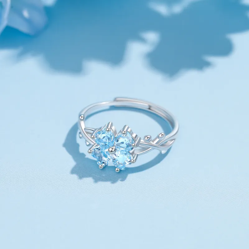 MOLADY S925 Silver Ring Girl Women's-11