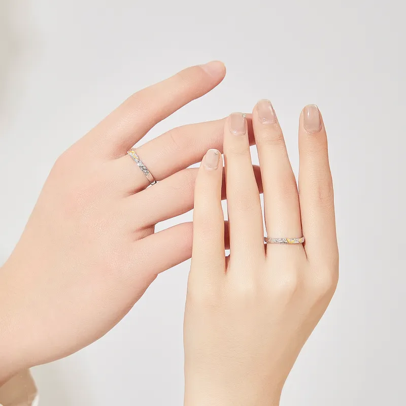 MOLADY S999 Fine Silver Rings Unisex-4