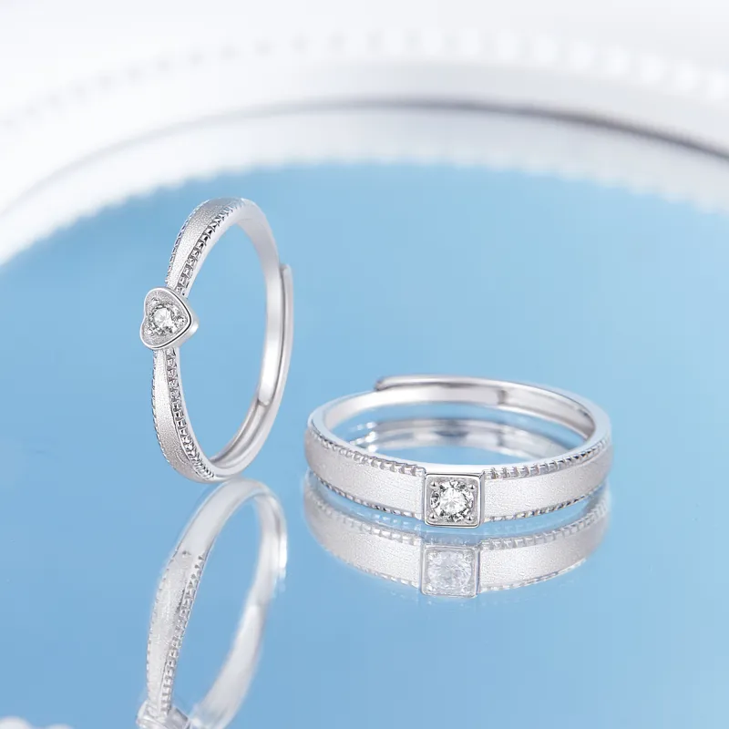 MOLADY S925 Silver Rings Unisex-4