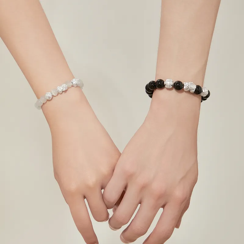 MOLADY Glass Cat Eye Bracelets Unisex-16