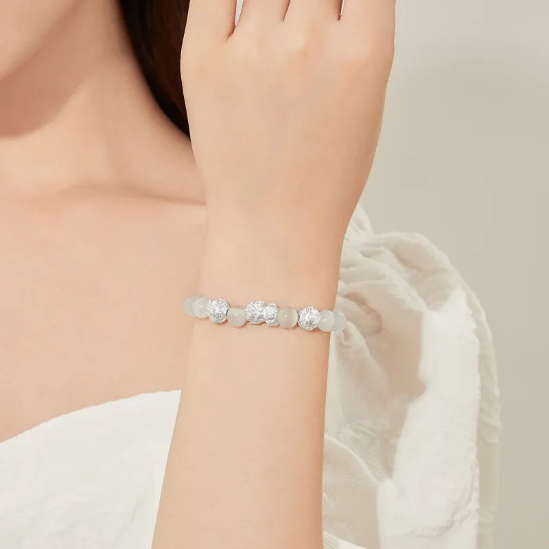 MOLADY Glass Cat Eye Bracelets Unisex-10