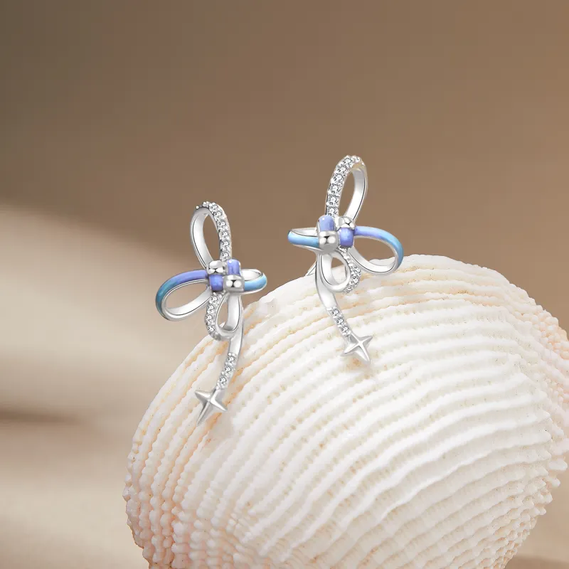 MOLADY S925 Silver Earrings Women's-3