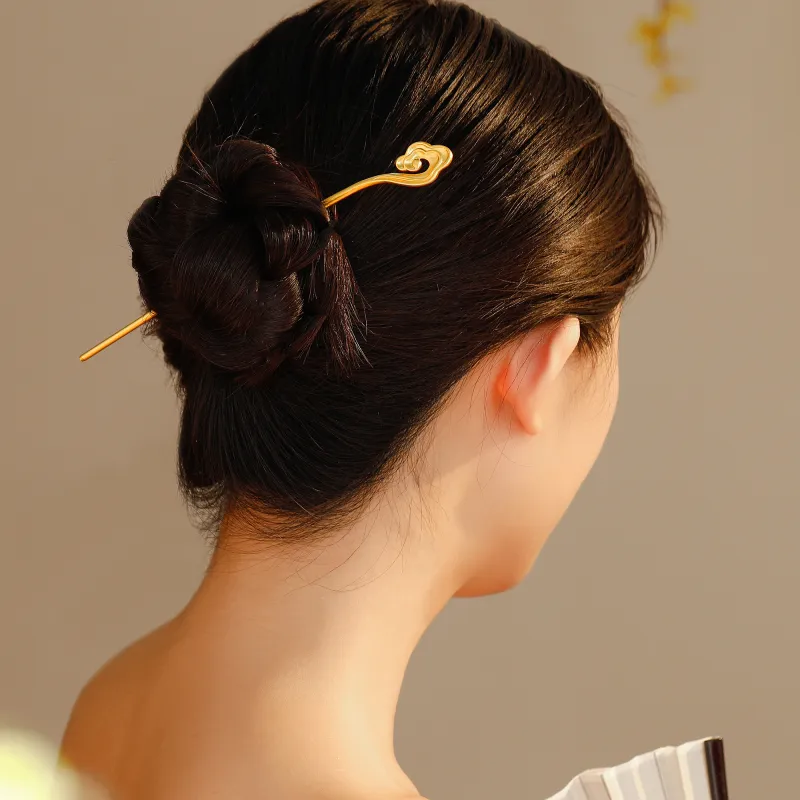 MOLADY 999 Fine Silver Hairpins Women's-1