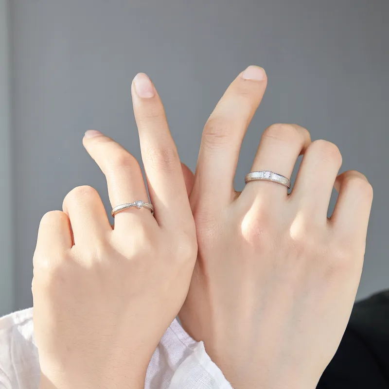 MOLADY S925 Silver Rings Unisex-3