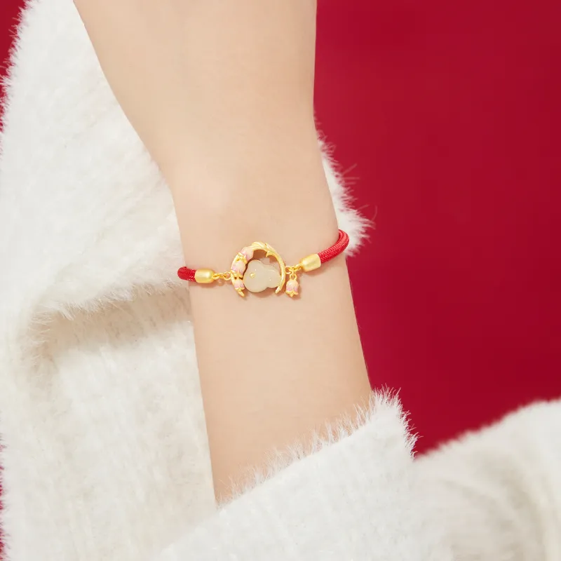 MOLADY Hetian Jade Bracelets Green Jade Women's-4