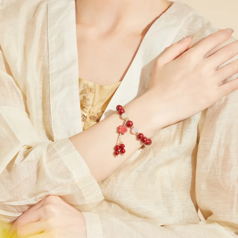 MOLADY Reconstructed Cinnabar Bracelets Women's-4