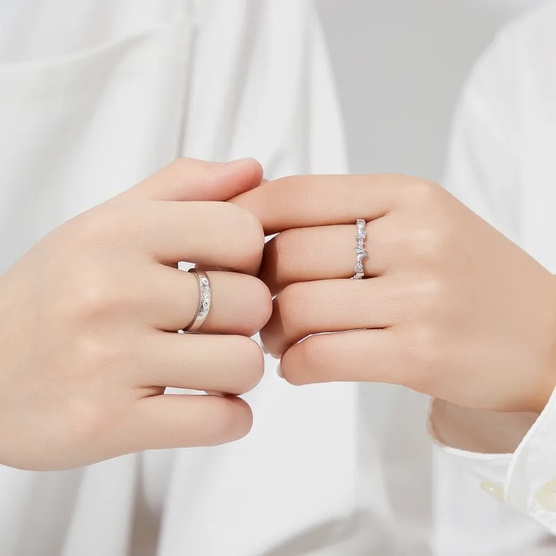 MOLADY S925 Silver Rings Unisex-6