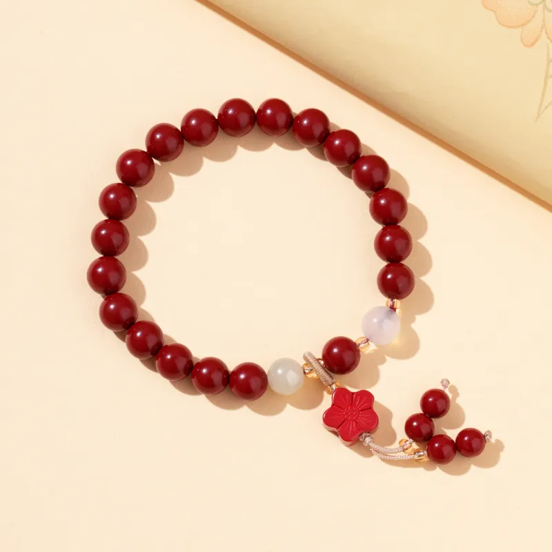 MOLADY Reconstructed Cinnabar Bracelets Women's-2