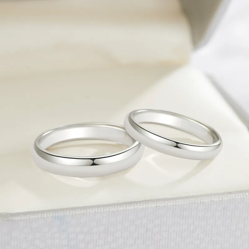 MOLADY 999 Fine Silver Rings Unisex-4