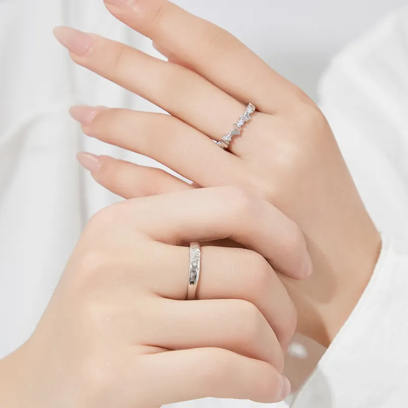 MOLADY S925 Silver Rings Unisex-2