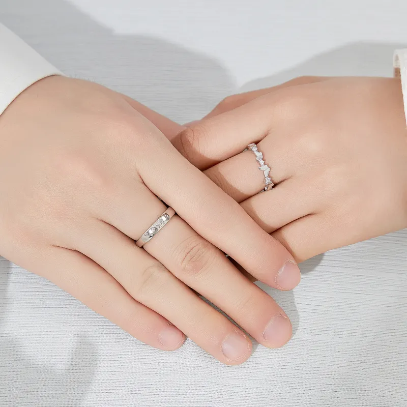 MOLADY S925 Silver Rings Unisex-4