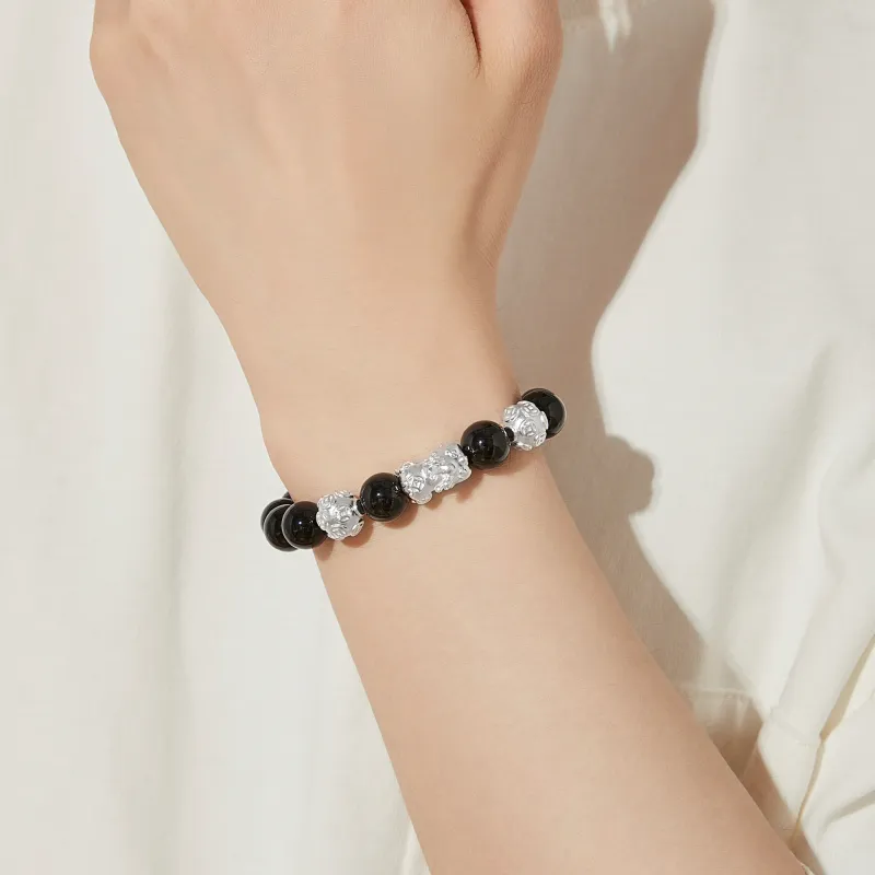 MOLADY Glass Cat Eye Bracelets Unisex-4