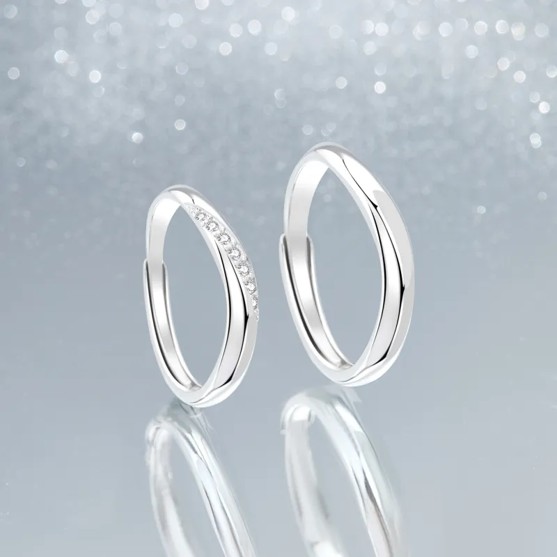 MOLADY S925 Silver Rings Unisex-6