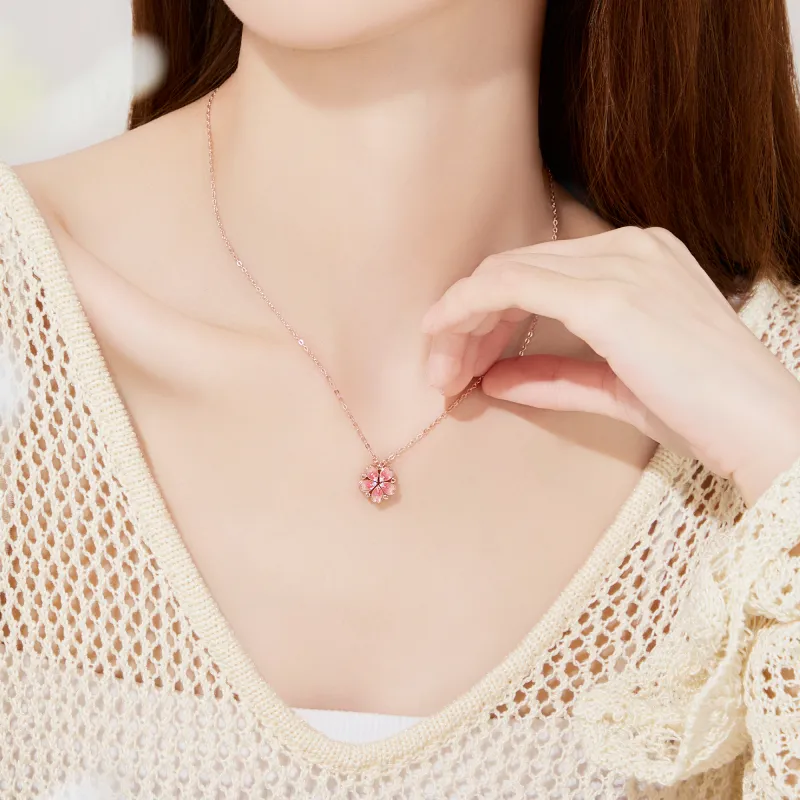 MOLADY S925 Silver Necklaces Women's-4