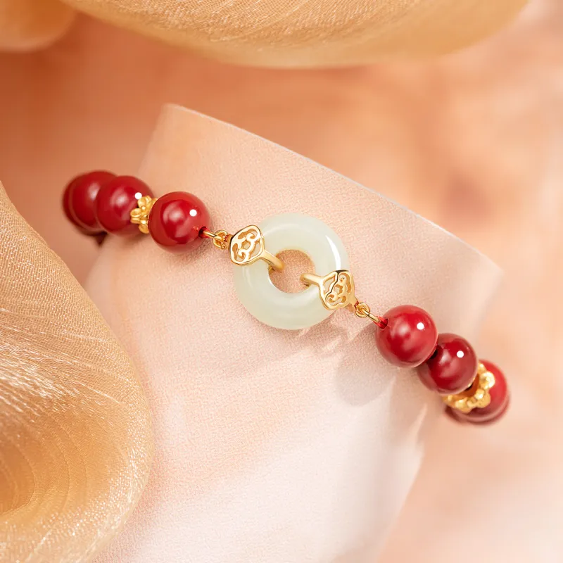 MOLADY Chalcedony Jade Bracelet For Women's Women's-3