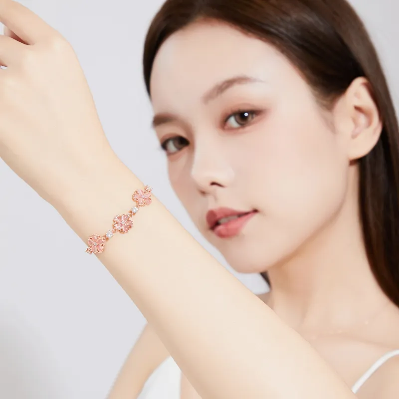 MOLADY Glass Cat Eye Bracelets Women's-6