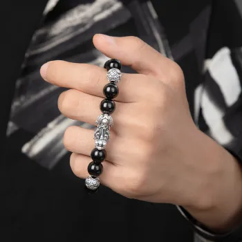 MOLADY Obsidian Bracelets Men's