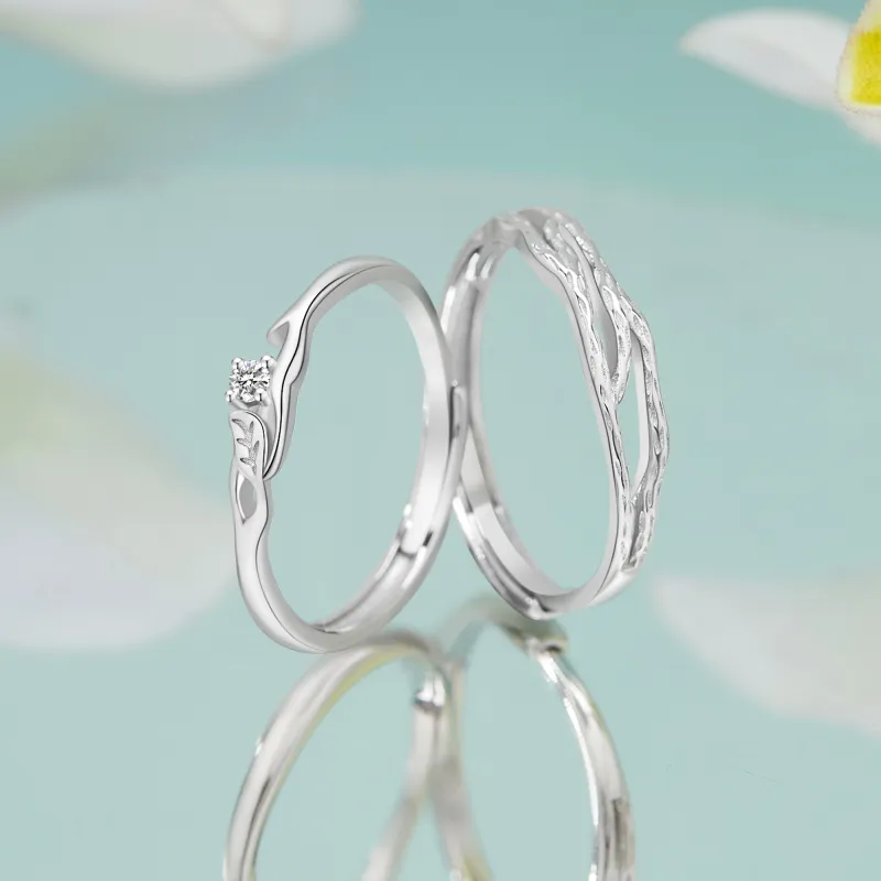 MOLADY S925 Silver Rings Unisex-5