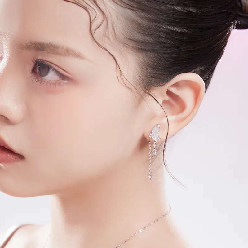 MOLADY S925 Silver Earrings Women's-3