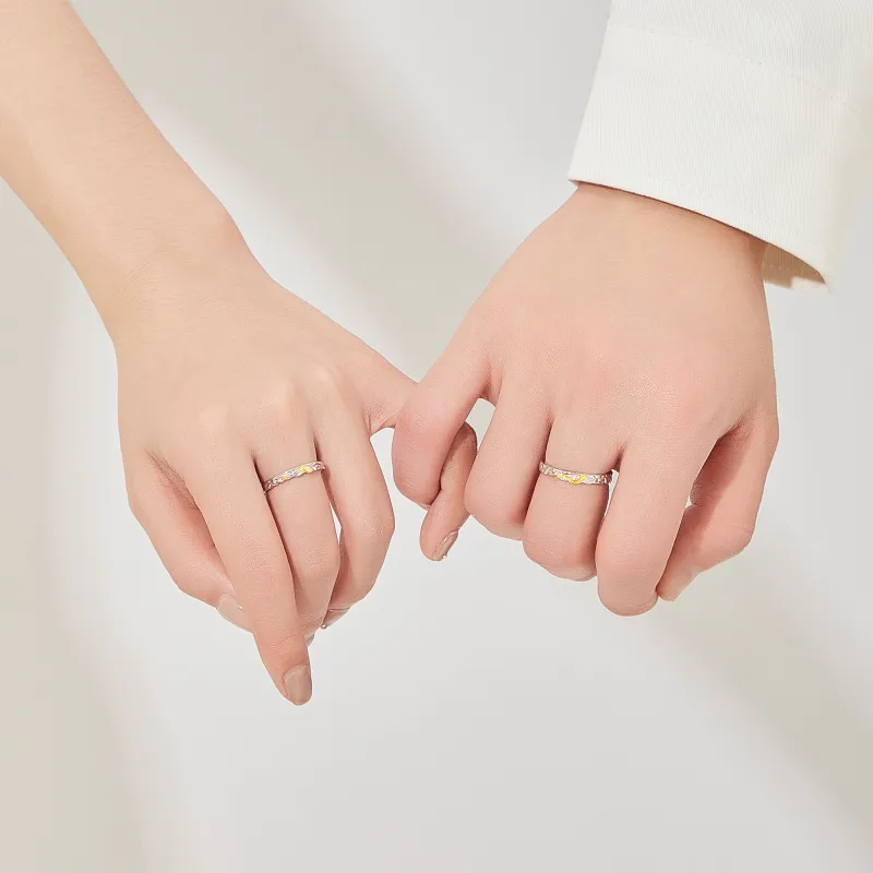 MOLADY S999 Fine Silver Rings Unisex-5