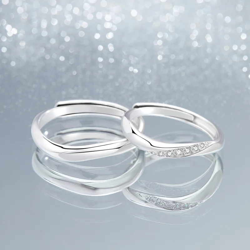 MOLADY S925 Silver Rings Unisex-2