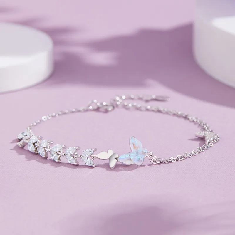 MOLADY S925 Silver Bracelets Women's-2