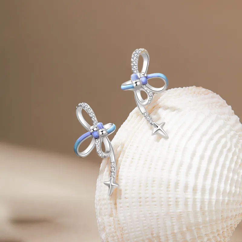 MOLADY S925 Silver Earrings Women's-5