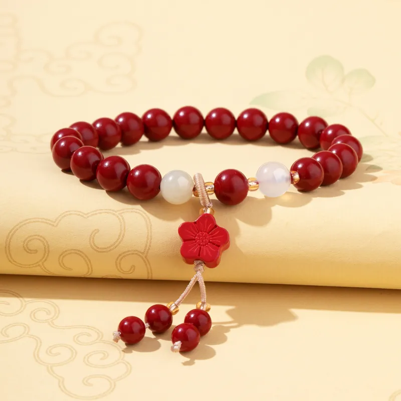 MOLADY Reconstructed Cinnabar Bracelets Women's-3