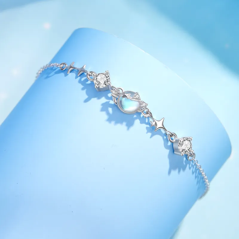 MOLADY S925 Silver Bracelets Women's-1