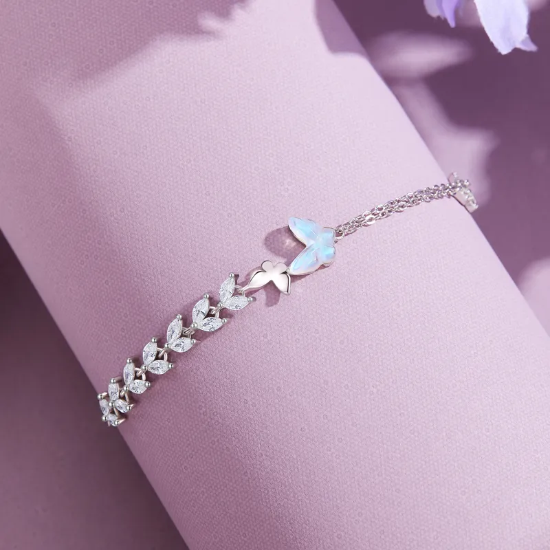 MOLADY S925 Silver Bracelets Women's-6