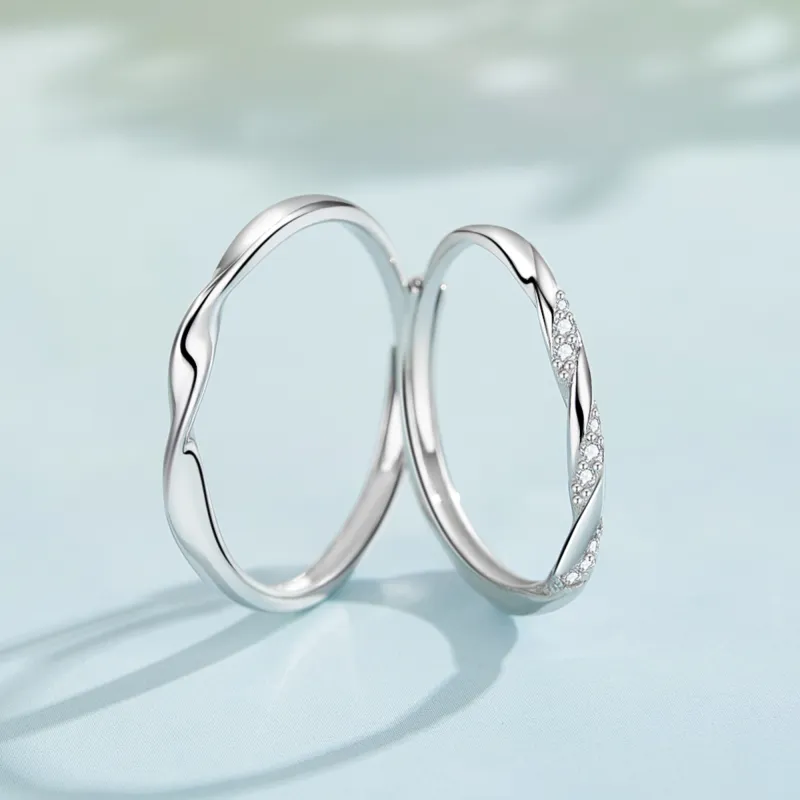 MOLADY 999 Fine Silver Rings Unisex-3