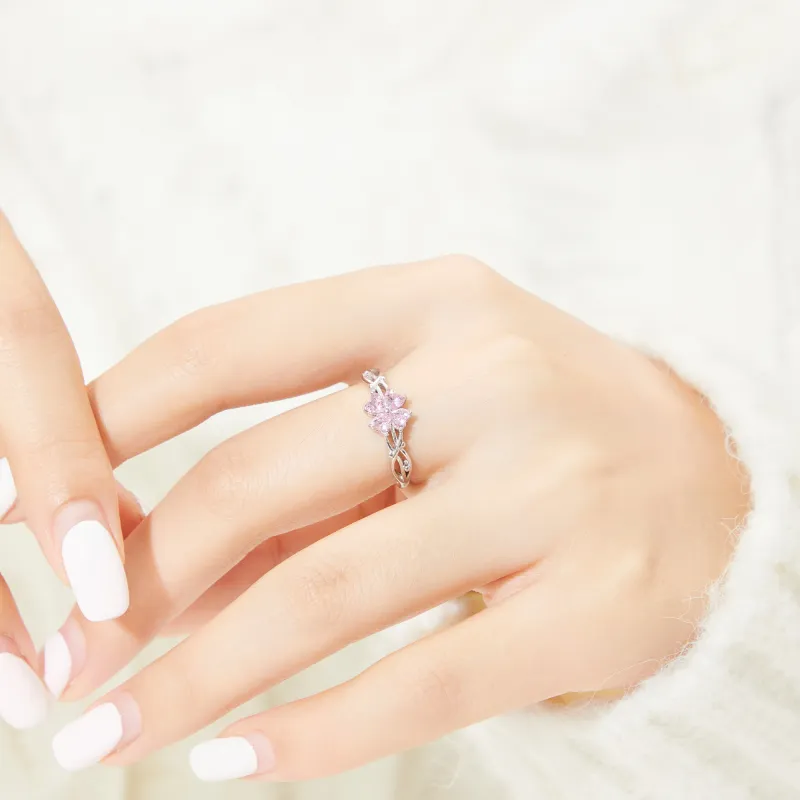 MOLADY S925 Silver Ring Girl Women's-16