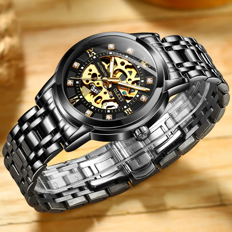 OLEVS Play The Cool Series Mechanical Movement Watch Men's Watches White Dial-17