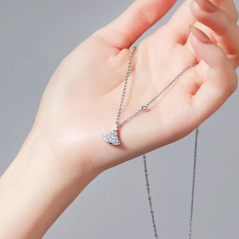 OLEVS Stainless Steel Necklaces Women's Silver-4
