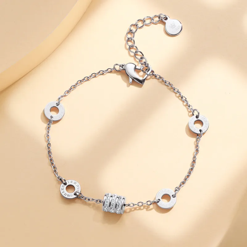 OLEVS Stainless Steel Bracelets Women's Rose Gold/Silver-4