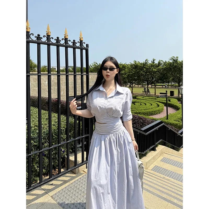 BSEVENI Casual Long Skirt Women's-5