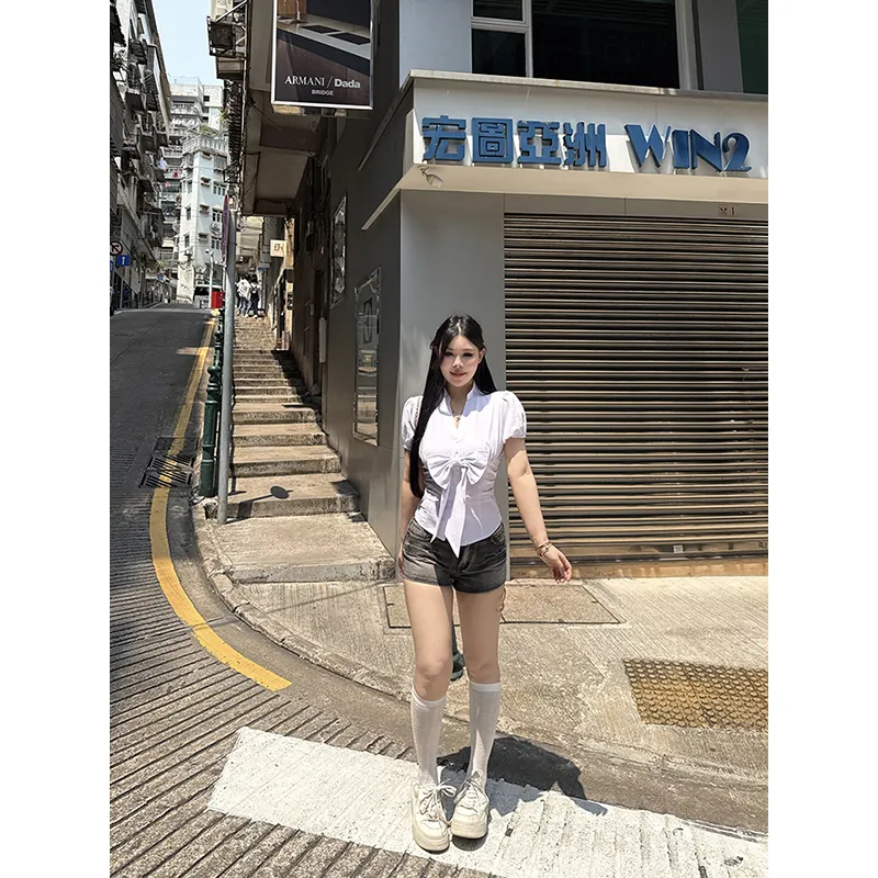 BSEVENI Shirts Women's-5