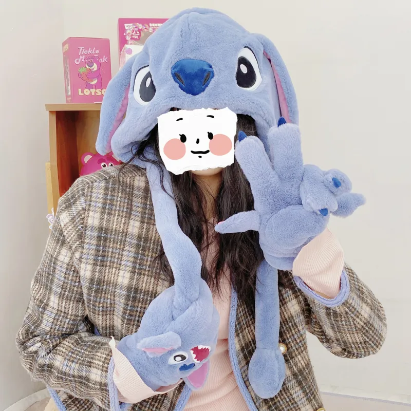 Disney Stitch Series Polyester Beanies Unisex-2