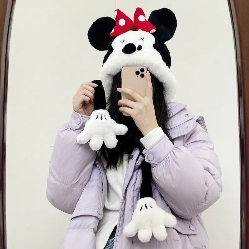 Disney Minnie Series Polyester Beanies Women's-1