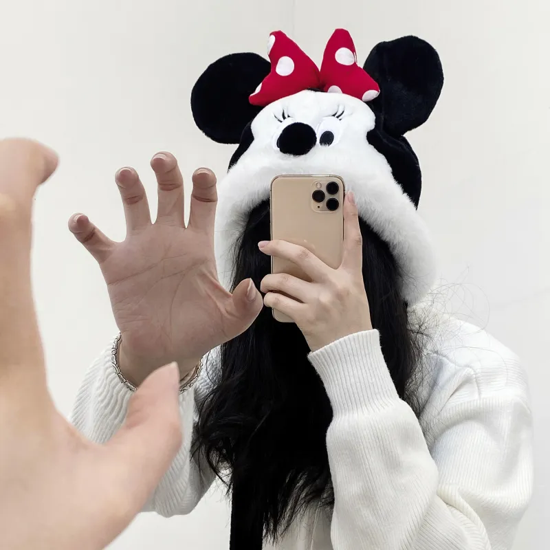 Disney Minnie Series Polyester Beanies Women's-3