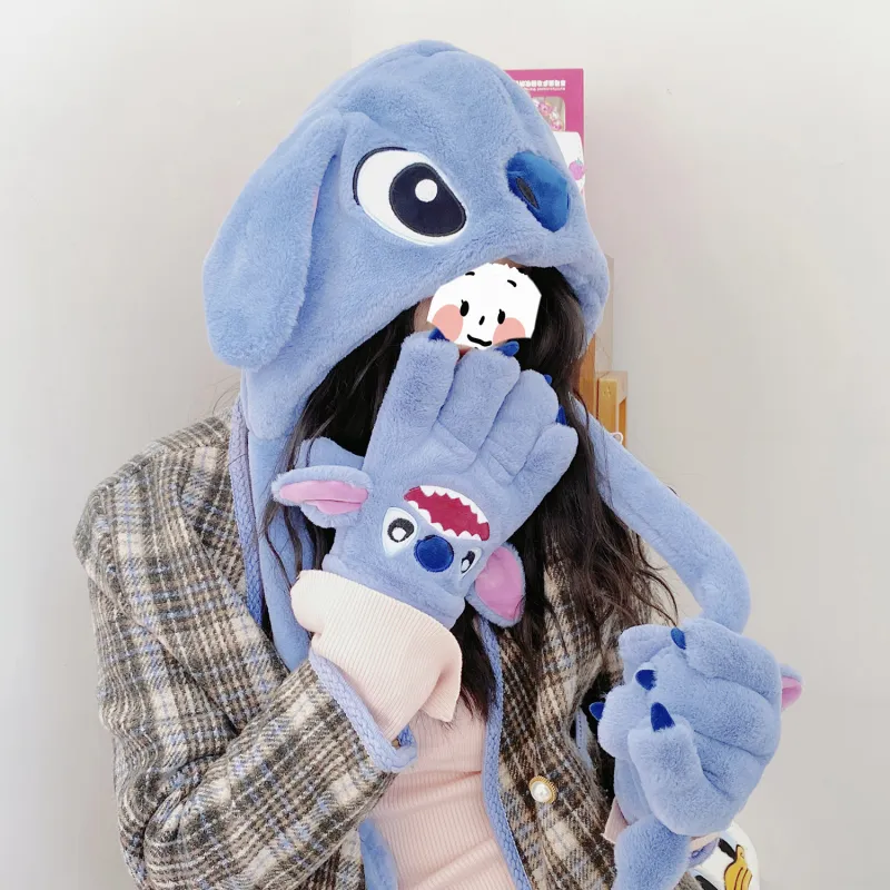 Disney Stitch Series Polyester Beanies Unisex-1