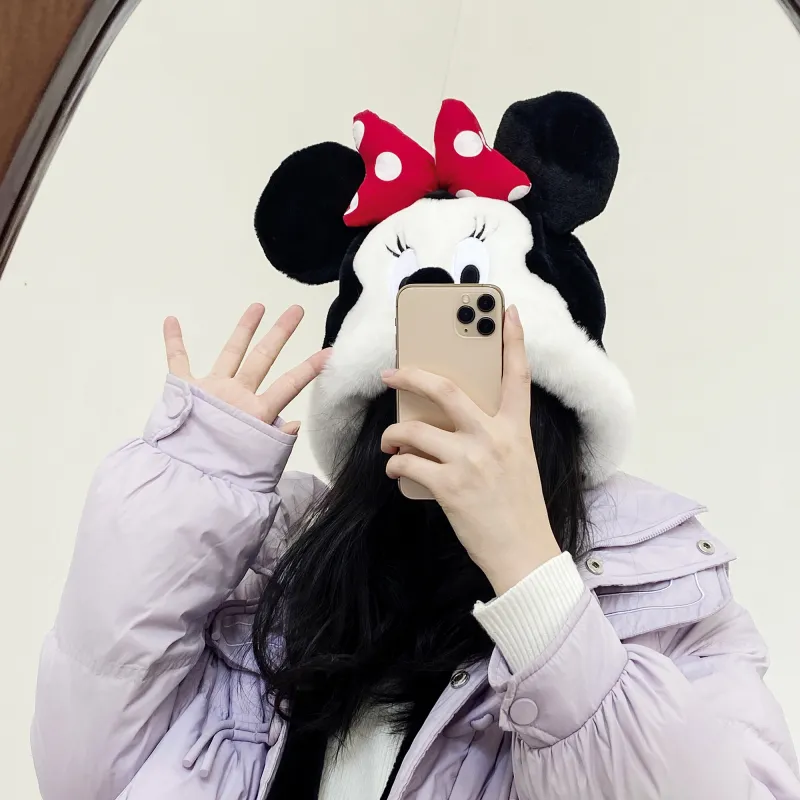 Disney Minnie Series Polyester Beanies Women's-2