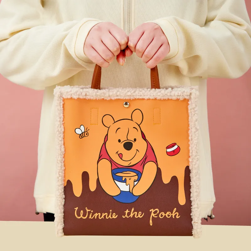 Disney Lotso Collection Mickey Collection PVC With Leather Tote Bag Shopping Handbag Regular Women's Multicolor-9