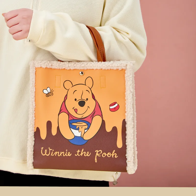 Disney Lotso Collection Mickey Collection PVC With Leather Tote Bag Shopping Handbag Regular Women's Multicolor-10